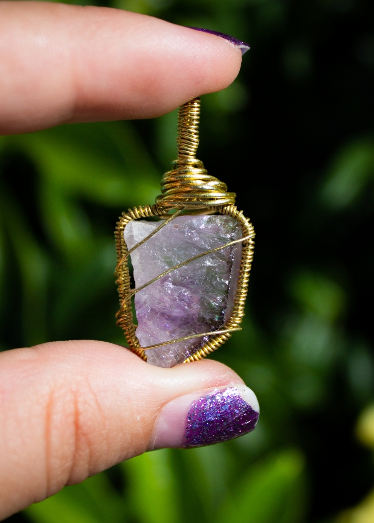 Gold Wrapped Amethyst *SOLD*